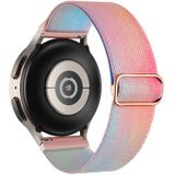 Voor Coros Pace 2 / Coros Apex 42 mm 20 mm geschilderde kleurrijke nylon geweven gesp horlogeband (Symphony Aurora)