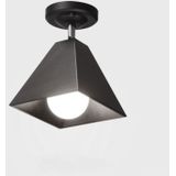 YWXLight LED Nordic moderne hangende lamp creatieve eenvoudige hanger licht E27 lamp perfect voor keuken eetkamer slaapkamer woonkamer (kleur: zwart formaat: + koud wit)