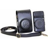 Full Body camera PU lederen tas met riem voor Ricoh GR / GRII / GRIII  Casio ZR1200 / ZR1500/ ZR2000/ ZR3500  ZR3600 / ZR3700 / ZR5500