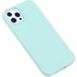 Goosspery Soft Feeling Liquid TPU Shockproof Soft Case voor iPhone 13 Pro (Mint Green)