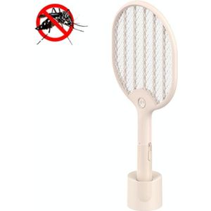 LED Mosquito Swatter USB Mosquito Killer  Kleur: Roze (Met Basis)
