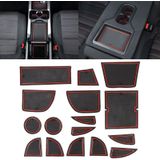 Auto water Cup poort slot matten plastic rode anti-slip interieur deur pad voor Mazda CX-5 2013-2014