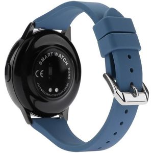 20 mm universele siliconen horlogeband met T-gesp (Ice Ocean Blue)