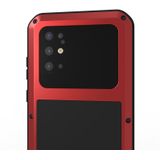 Voor Galaxy S20 Plus LOVE MEI Metaal schokbestendige waterdichte stofdichte beschermhoes (rood)