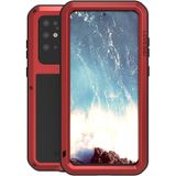 Voor Galaxy S20 Plus LOVE MEI Metaal schokbestendige waterdichte stofdichte beschermhoes (rood)