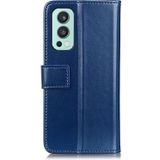 Voor OnePlus Nord 2 5G 3-Color Pearl Texture Magnetische Gesp horizontale Flip PU lederen tas met kaartslots & portemonnee & houder