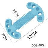 2 STUKS Huisdier Speelgoed Botvormige Molaire Stok TPR Knagende Tanden Reinigingsspeelgoed (Lichtroze)