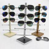 Graan houten bril display frame zonnebril rack display stand