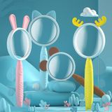 3x Vergrootglas HD Cartoon Vergrootglas Speelgoed Gift voor kinderen (Pink Rabbit)