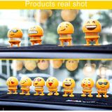Auto-interieur simulatie schudden hoofd speelgoed swingende gelach Emoji Expression decor ornament