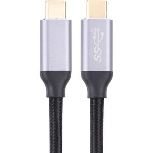 USB-C / Type-C Mannelijk naar USB-C / Type-C Mannelijke Thunderbolt 3 Datakabel  Kabellengte: 30cm