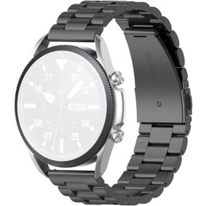 Voor Galaxy Watch 3 45mm Drie roestvrijstalen bandjes demonteren de meter & oren  grootte: 22mm(Zwart)