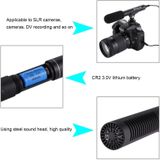 PULUZ professionele Interview Video Shotgun condensatormicrofoon met-audiokabel van 3 5 mm voor DSLR & DV-Camcorder