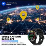 Zeblaze Stratos 2 Lite 1 32 inch IPS-scherm 5 ATM waterdicht GPS Smart Watch  ondersteuning hartslagmeting / sportmodus