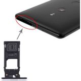 SIM-kaartlade + Micro SD-kaartlade voor Sony Xperia XZ3(Wit)