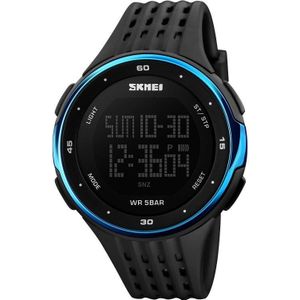 SKMEI 1219 Mannen Multi-Functie Elektronisch Horloge Outdoor Sports Watch (Blauw)