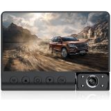 4 inch Touchscreen Auto Achteruitkijkspiegel HD 1080P Drie Recording Rijrecorder DVR Ondersteuning Motion Detection / Loop-opname