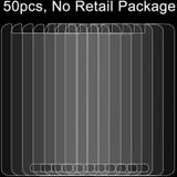 50 stuks voor Galaxy J1 Ace / J110 0 26 mm 9H oppervlaktehardheid 2.5D explosieveilige getemperd glas Film  geen retailpakket