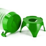 Multi-functioneel Outdoor Camping telescopische vouwen intrekbare bier Water opslag emmer drinkwater buiten Tools  capaciteit: 5L(Green)