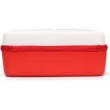 Multifunctionele draagbare Slant n schouder tas koffer beschermende opbergdoos voor Nintendo Switch (rood)