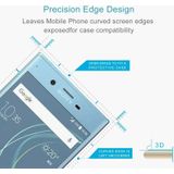 25 stuks voor Sony Xperia XZs 0.33 mm 9H oppervlakte hardheid 3D gebogen Full Screen gehard glas screen protector (transparant)