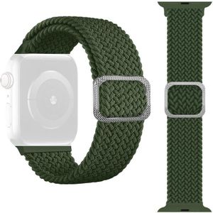 Gesp gevlochten elastische band horlogeband voor Apple Watch Series 6 & SE & & 5 & 4 40mm / 3 & 2 & 1 38mm