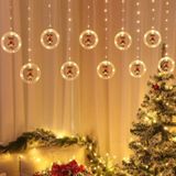 Christmas Decoration Lights USB Ring Doll 10 in 1 String Lights (Rendier)