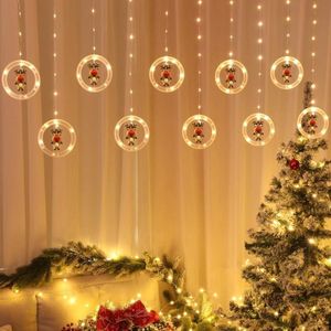 Christmas Decoration Lights USB Ring Doll 10 in 1 String Lights (Rendier)