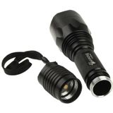 SuterFire-C10 400LM LED zaklamp  CREE Q5 High Power LED  5 Mode  wit licht  lengte: 16cm(Black)