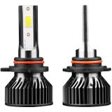 F2 9012 2 STUKS DC9-36V / 25W / 6000K / 2500LM IP68 Waterdichte Auto LED Koplamp (Koud Wit Licht)