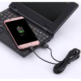 Let Op Type!! 3 M Micro USB Port USB Data Kabel  Voor Nokia  Sony  Samsung  LG  BlackBerry  HTC  Amazon Kindle(zwart)
