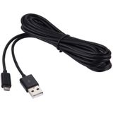 Let Op Type!! 3 M Micro USB Port USB Data Kabel  Voor Nokia  Sony  Samsung  LG  BlackBerry  HTC  Amazon Kindle(zwart)