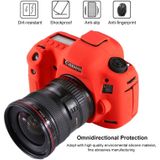 PULUZ zachte siliconen beschermhoes voor Canon EOS 5D Mark III/5D3 (rood)