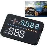 A3 3 5 inch auto GPS HUD / OBD-voertuig gemonteerde Gator Automotive Head Up Display-beveiligingssysteem met Multi-Color LED  steun auto snelheid & lokale Real-time & rijden richting / afstand / tijd & Voltage & Elevation & satelliet signaal Display