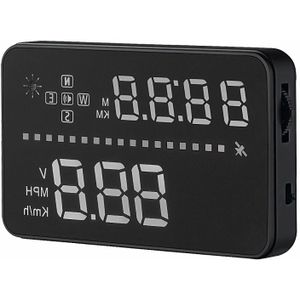 A3 3 5 inch auto GPS HUD / OBD-voertuig gemonteerde Gator Automotive Head Up Display-beveiligingssysteem met Multi-Color LED  steun auto snelheid & lokale Real-time & rijden richting / afstand / tijd & Voltage & Elevation & satelliet signaal Display