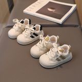 Baby peuterschoenen jongens en meisjes anti-kick casual boardschoenen met ingepakte neus  maat: 25