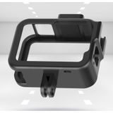 RUIGPRO voor GoPro HERO8 aluminium legering standaard Border frame Mount beschermhoes met gesp Basic Mount & schroef (zwart)