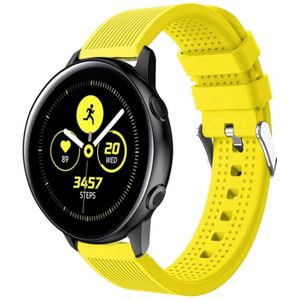 Smart Watch silicone polsband horlogeband voor Garmin VivoActive 3 (geel)