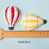 10 PCS Hars Cartoon DIY Creatieve Koelkast Sticker Decoratie (Red Hot Air Balloon)