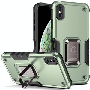 Ringhouder Antislip Armor Phone Case voor iPhone XS Max