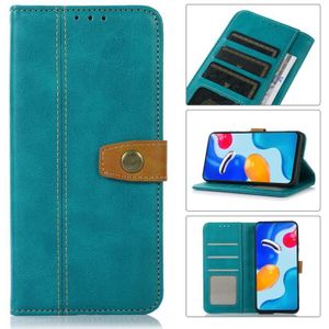 For OnePlus Nord CE 2 5G Stitching Thread Calf Texture Leather Phone Case(Light Green)