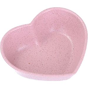 5 PC'S Love hart vorm tarwestro Bowl schotel saus zout snack kleine plaat (roze)