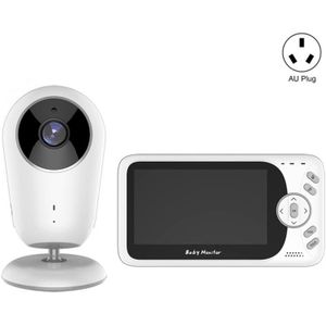 VB608 4 3 inch draadloze video babyfoon IR LED nachtzicht intercom bewakingscamera (AU-stekker)