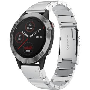 Voor Garmin Fenix 5X Plus 26mm Tortoise Shell roestvrijstalen horlogeband