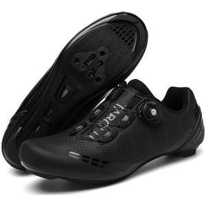 T27 Cycling Ademend Power-Assisted Mountain Fietsschoenen  Grootte: 44 (Highway-Black)