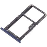 SIM-kaart lade + SIM-kaart lade/micro SD-kaart lade voor Xiaomi Pocophone F1 (blauw)