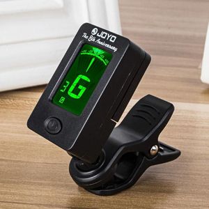 JOYO JT-01 Clip Type Universal String Instrument Tuner Multifunctionele Gitaar elektronische tuner met digitaal display  Grootte: 4 5 x 4 x 2 4cm