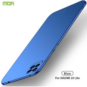 Voor Xiaomi Mi 10 Lite MOFI Frosted PC Ultra-thin Hard Case(Blauw)