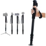 BEXIN P285-A Portable Travel Outdoor DSLR Camera Aluminium Alloy Monopod Holder (Zwart)