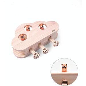 Hamster en Kat speelgoed Solid Wood Cat Supplies  Kleur: Cloud Doll